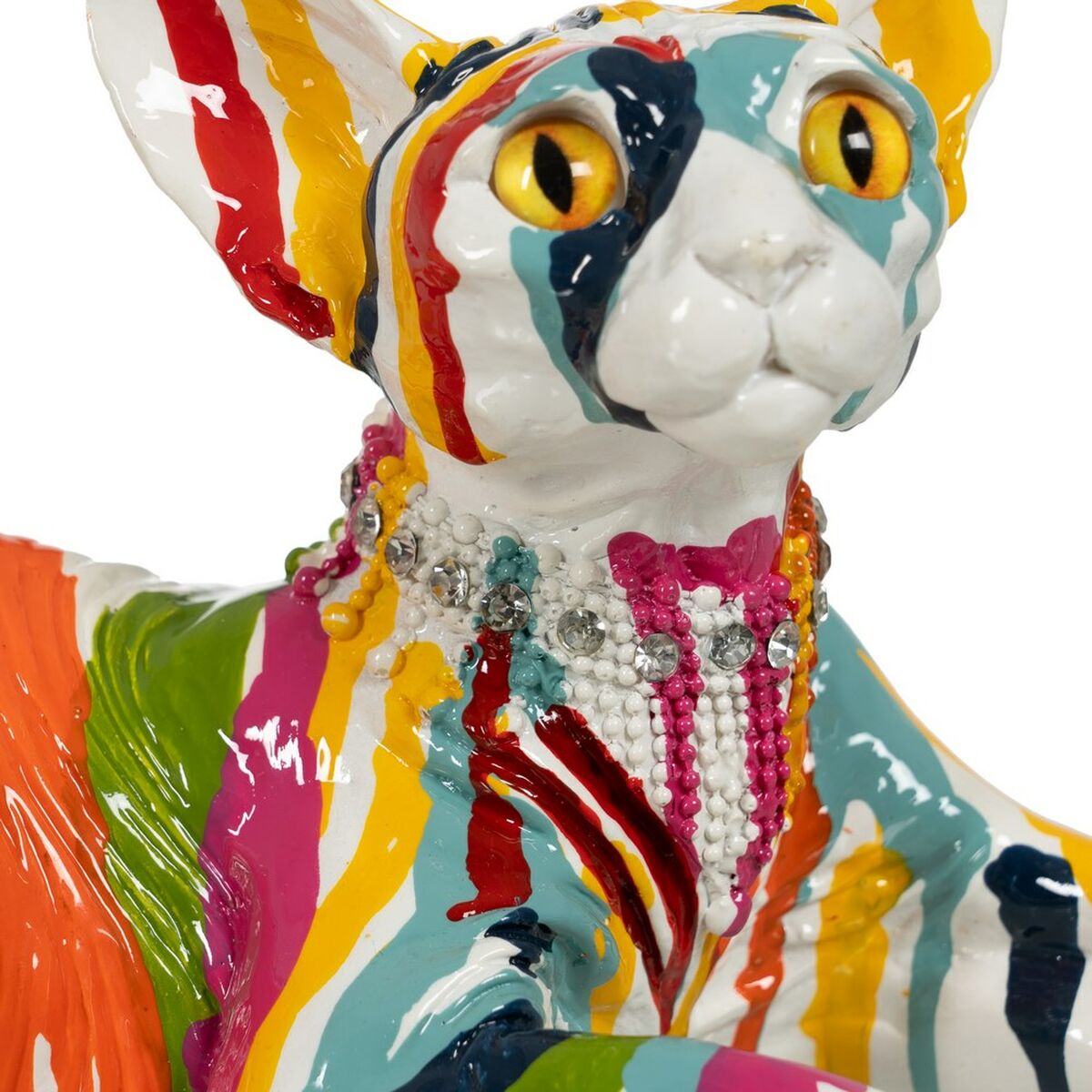 Decorative Figure Cat 33,5 x 15,5 x 15 cm-4