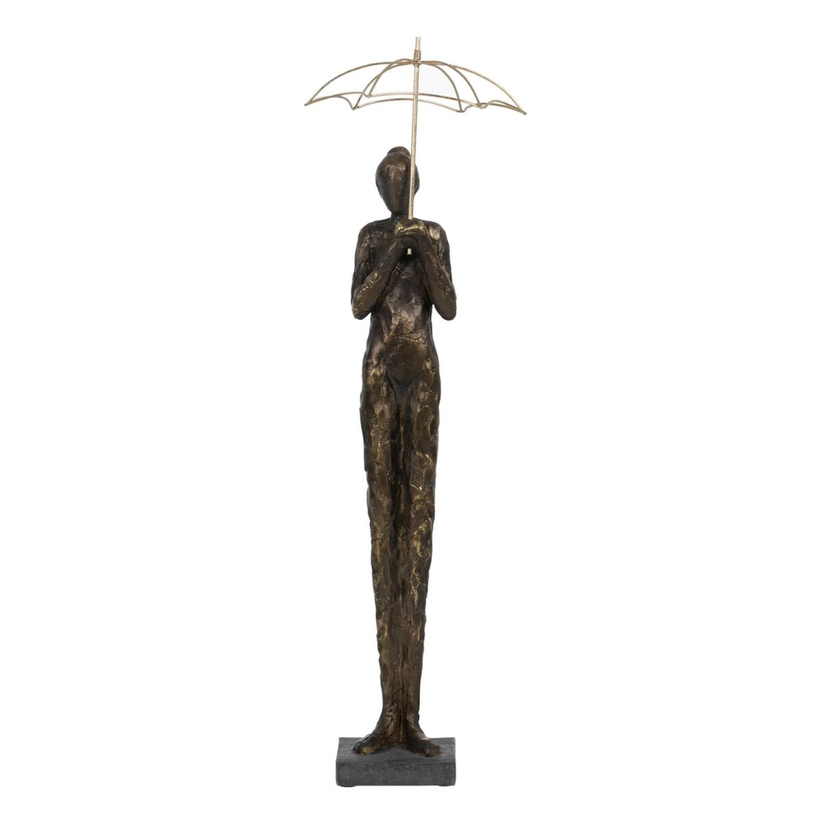 Decorative Figure Copper Lady 18 x 16 x 63 cm-0