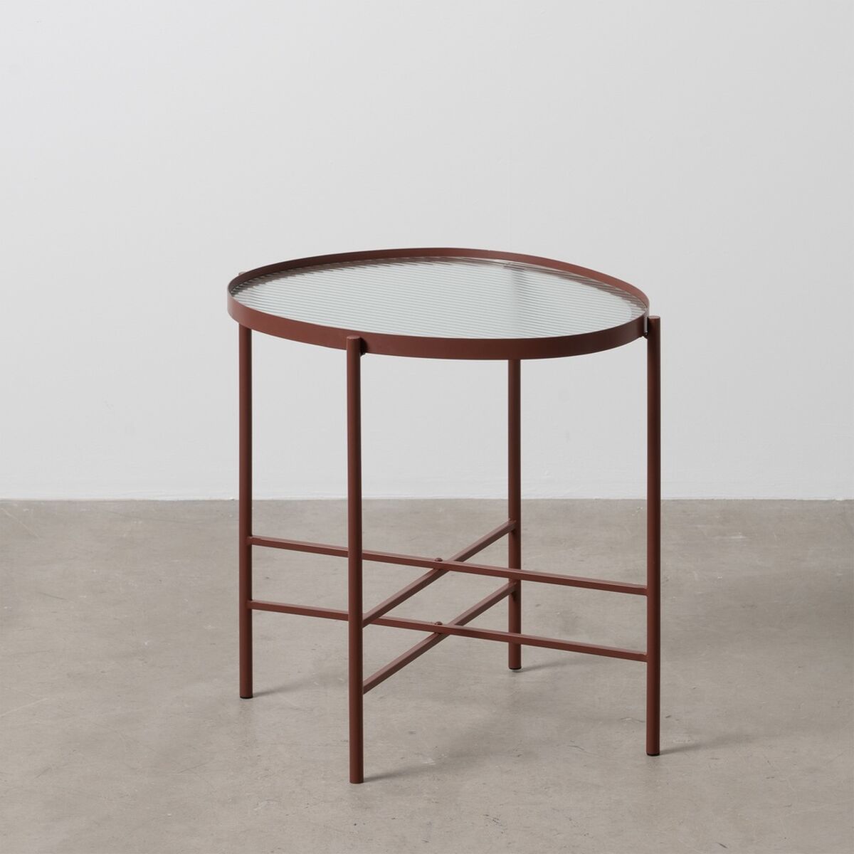 Side table Tile Crystal Iron 55 x 47 x 54 cm-5