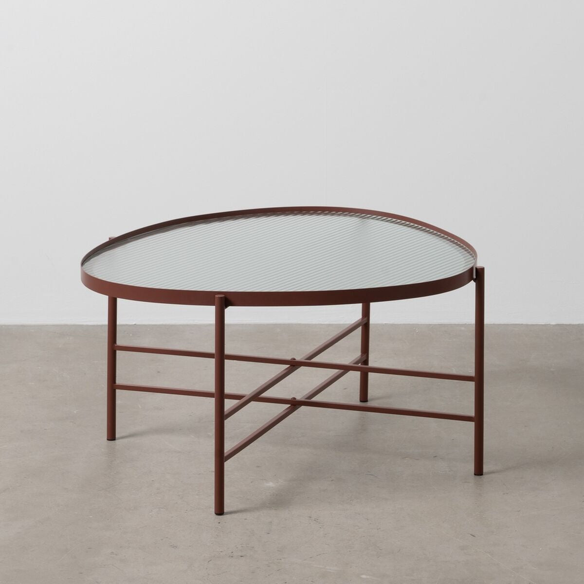 Centre Table Tile Crystal Iron 78 x 68 x 37 cm-1