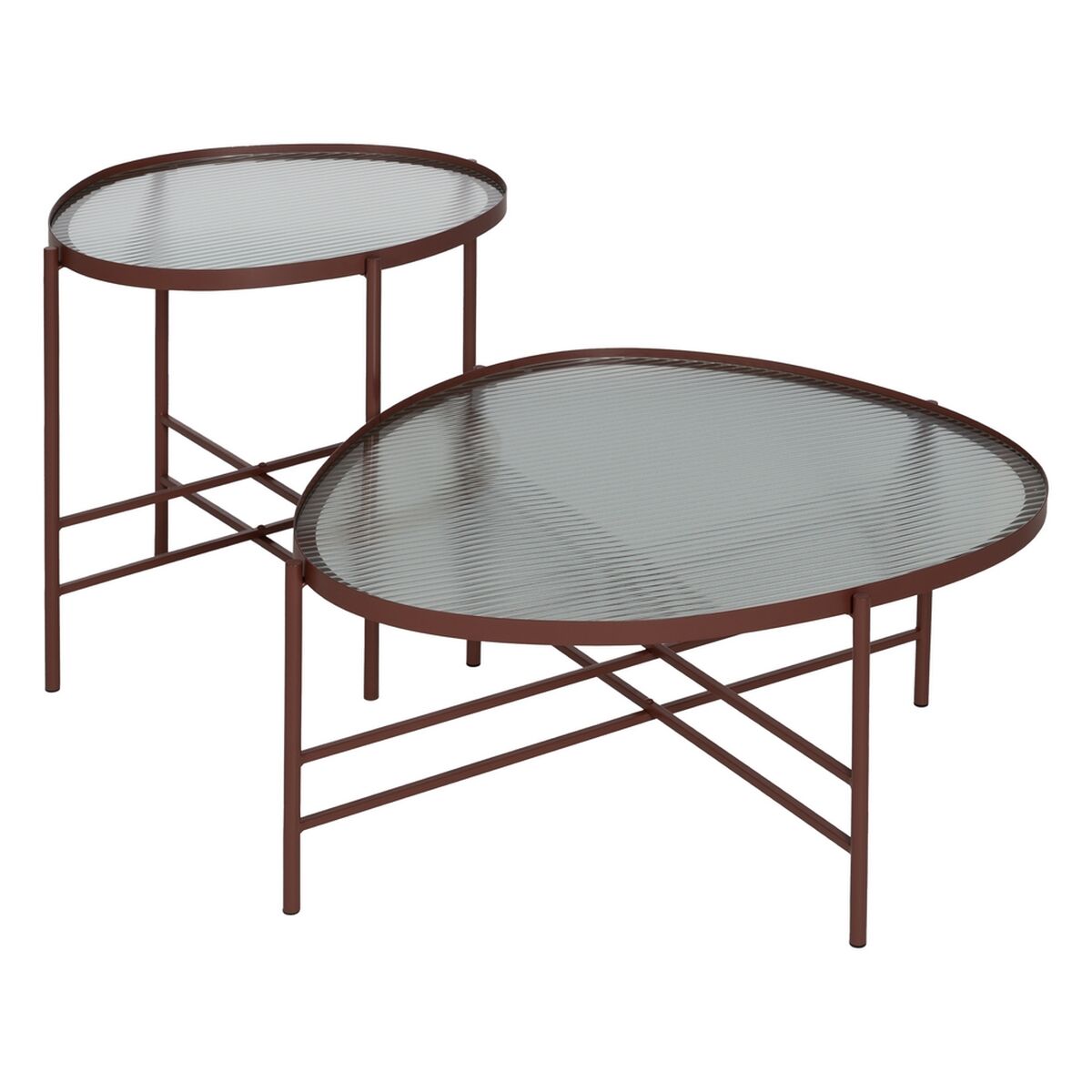 Centre Table Tile Crystal Iron 78 x 68 x 37 cm-7