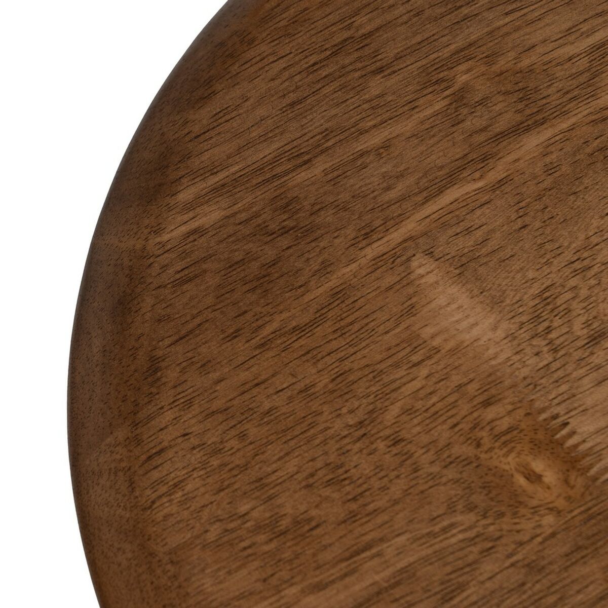 Side table LAGOM Black Natural Iron Rubber wood 40 x 40 x 50 cm-5