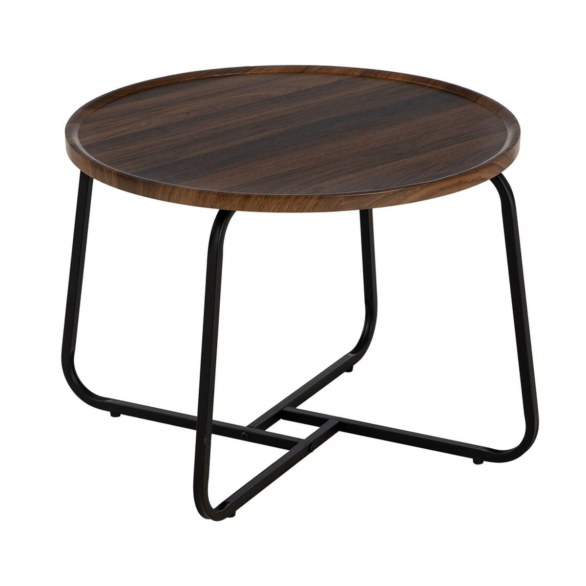 Centre Table Brown Black 60 x 60 x 45 cm-0