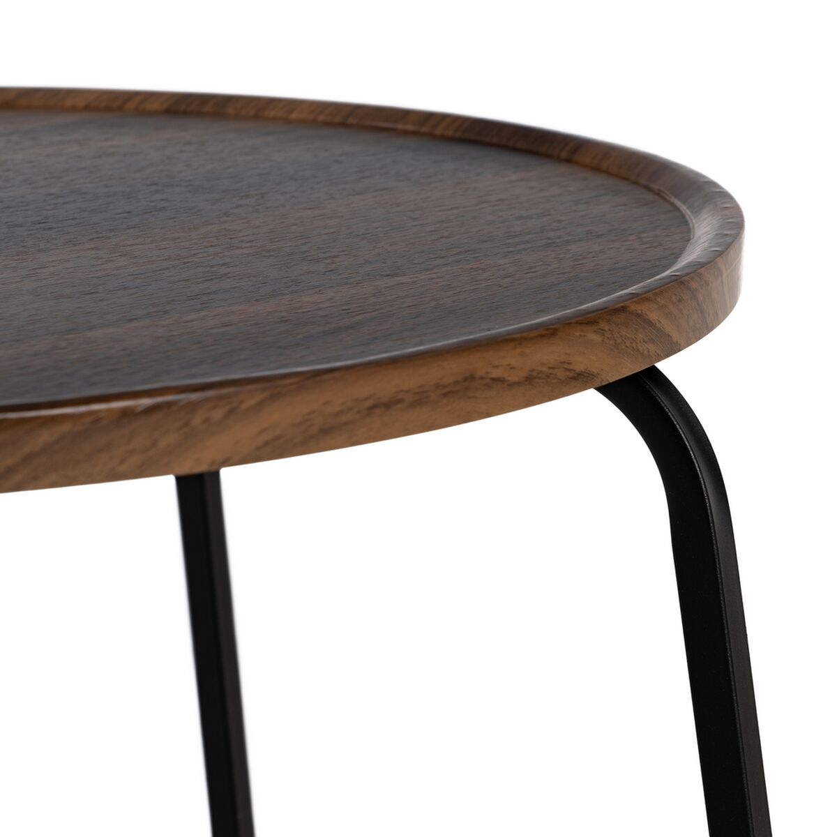 Centre Table Brown Black 60 x 60 x 45 cm-3