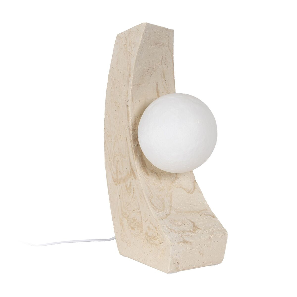Desk lamp Cream Polyresin 220-240 V 16,5 x 11,5 x 30 cm-0