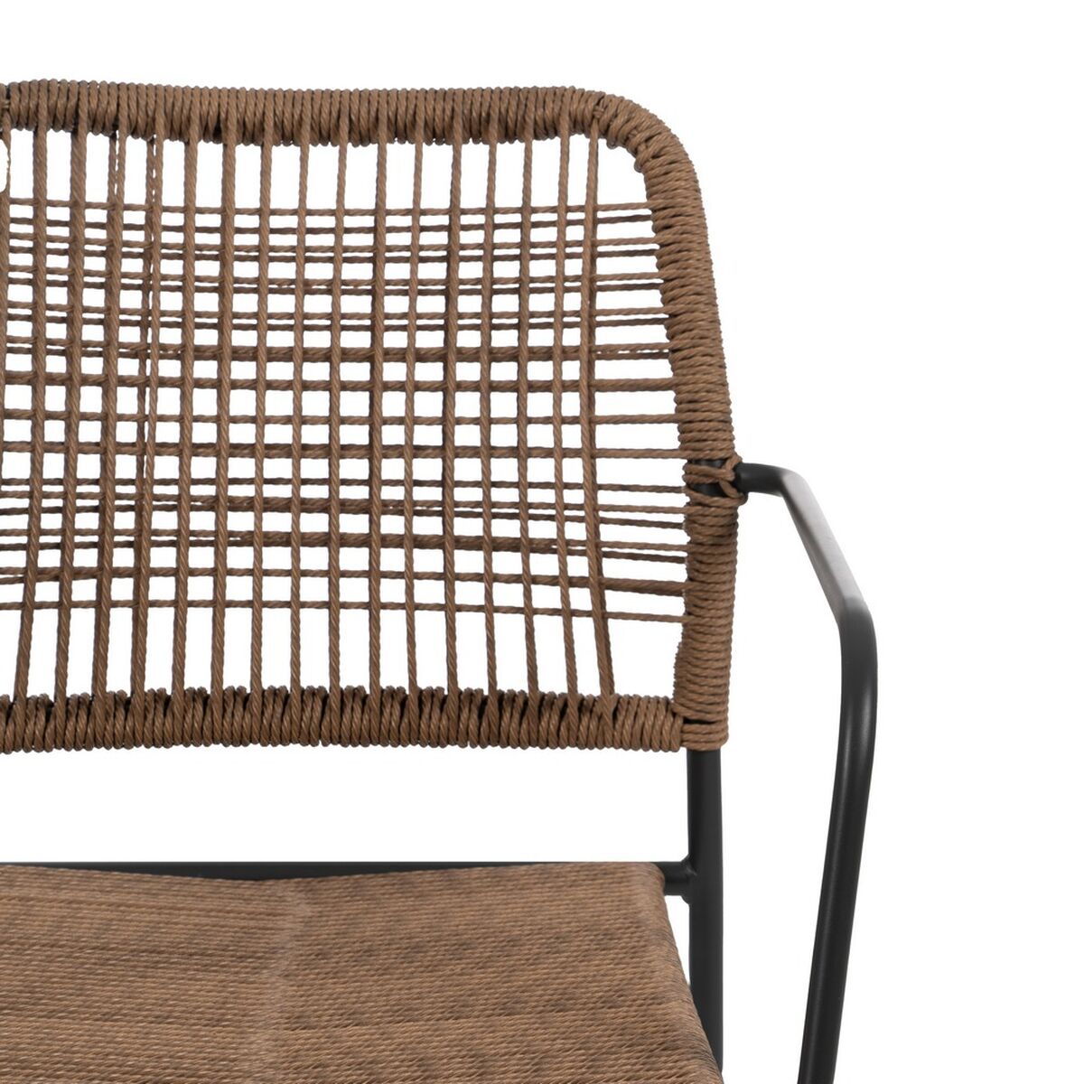 Dining Chair Beige Anthracite 53 x 63 x 78 cm-5