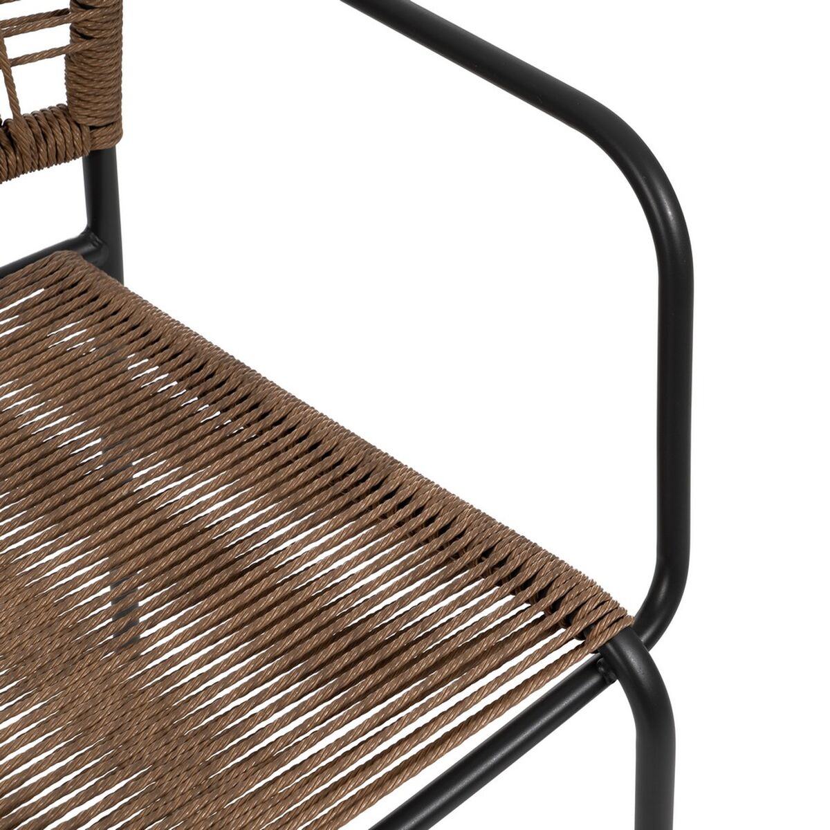 Dining Chair Beige Anthracite 53 x 63 x 78 cm-1