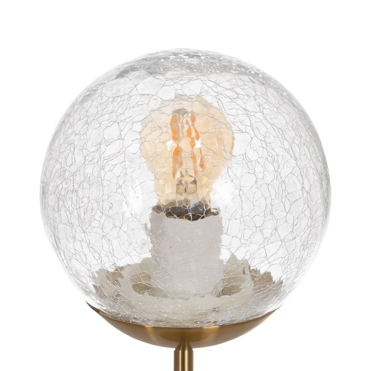 Desk lamp Golden Metal Crystal 60 W 220-240 V 15 x 15 x 41 cm-5
