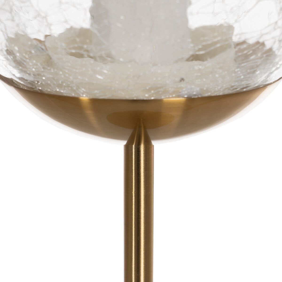 Desk lamp Golden Metal Crystal 60 W 220-240 V 15 x 15 x 41 cm-3