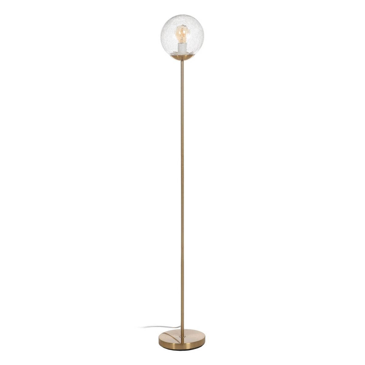 Floor Lamp Golden Metal Crystal 60 W 220-240 V 20 x 20 x 140 cm-0