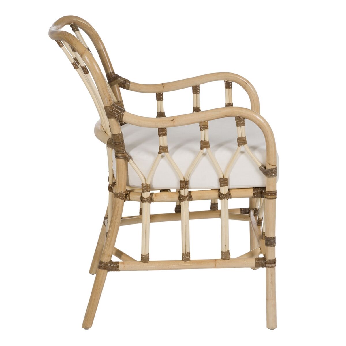 Armchair Natural Rattan 58 x 62 x 85 cm-8