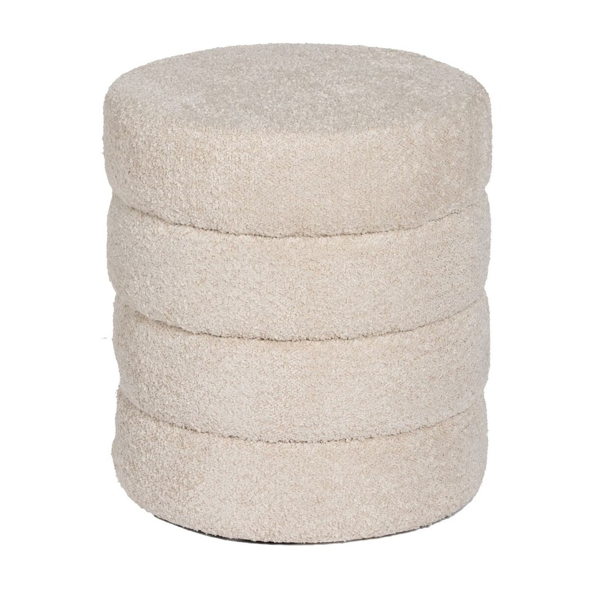 Pouffe Beige 42 x 42 x 46 cm-0