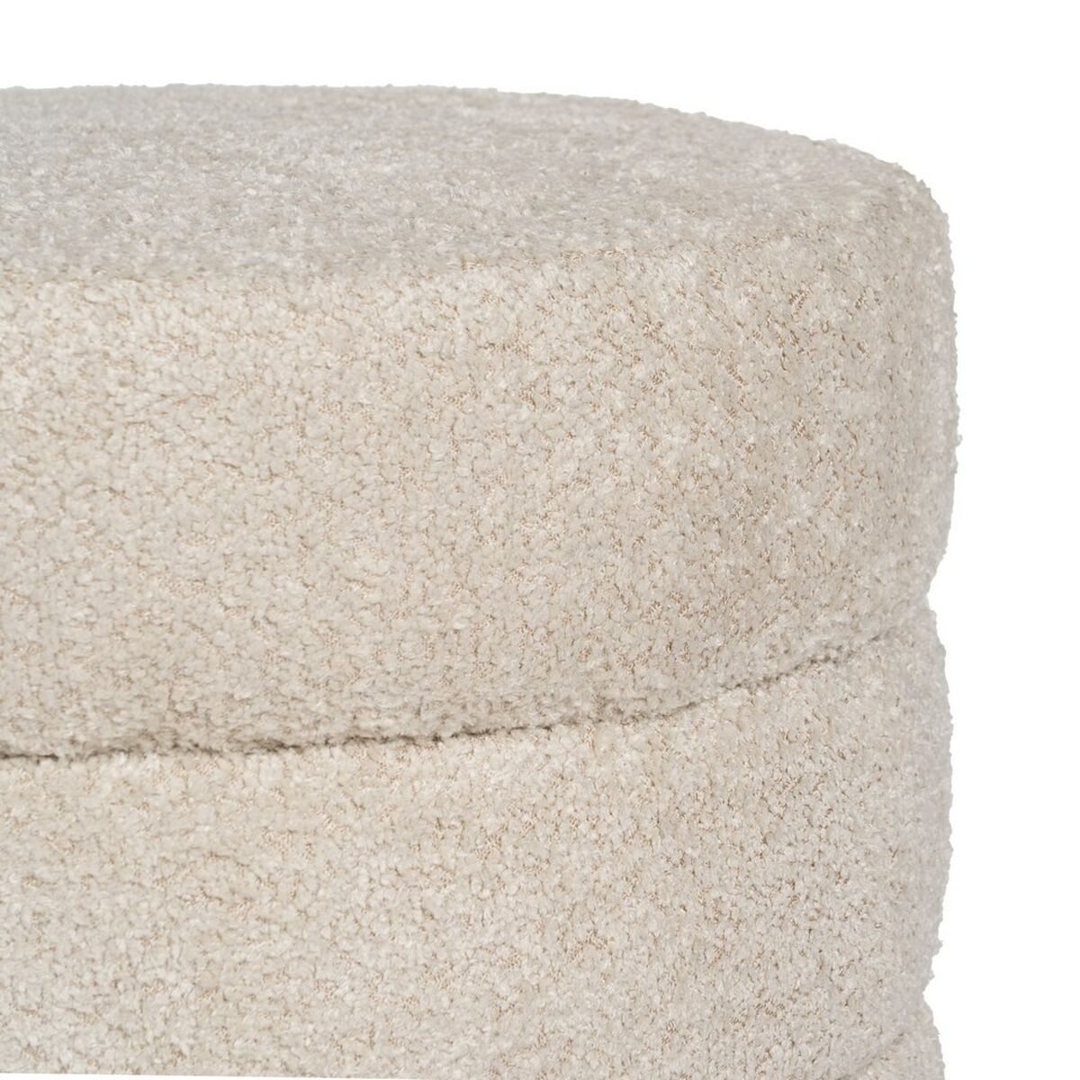 Pouffe Beige 42 x 42 x 46 cm-2