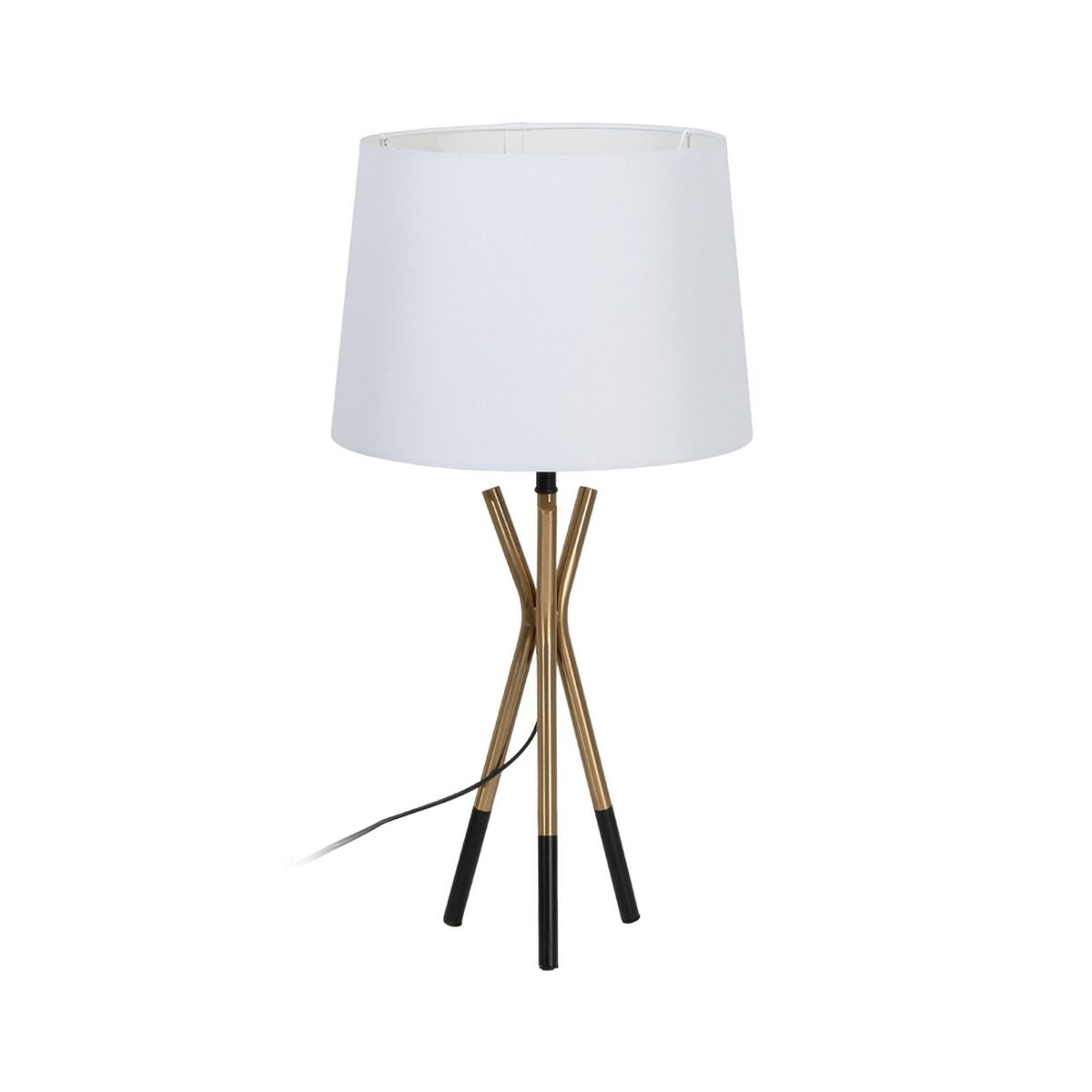 Desk lamp White Black Golden Iron 40 W 33 x 33 x 63,5 cm-0