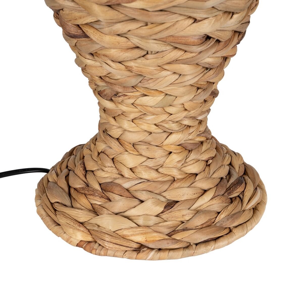 Desk lamp Cream Natural Linen Iron Natural Fibre 60 W 220-240 V 40 x 40 x 69,5 cm-2