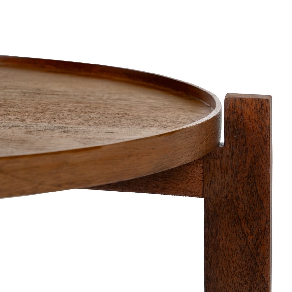 Centre Table Brown 81 x 81 x 46 cm-3