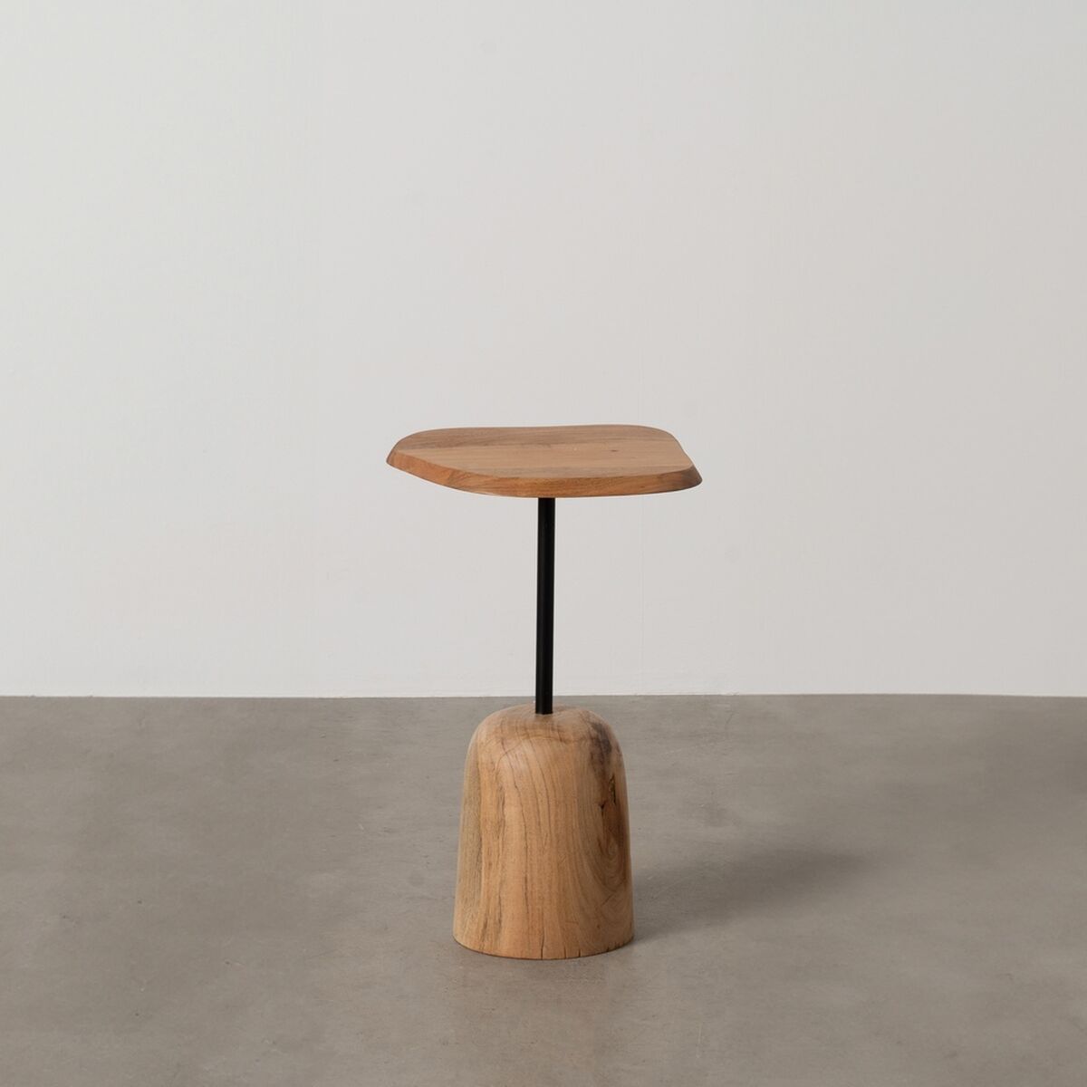 Side table Black Natural 35 x 35 x 55 cm-9