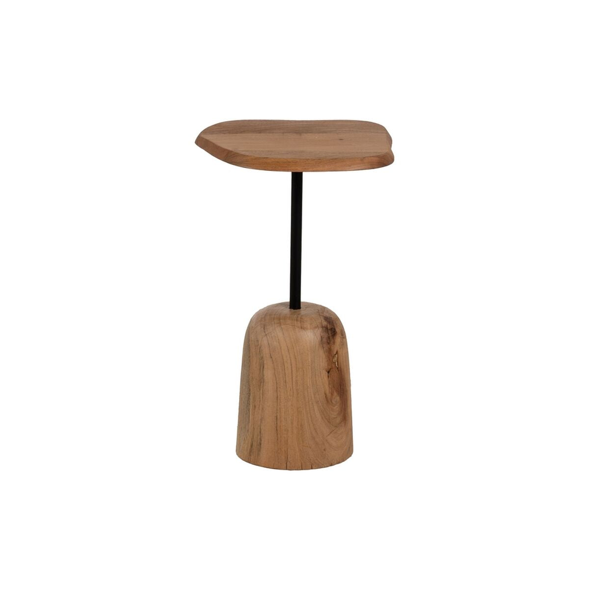 Side table Black Natural 35 x 35 x 55 cm-0