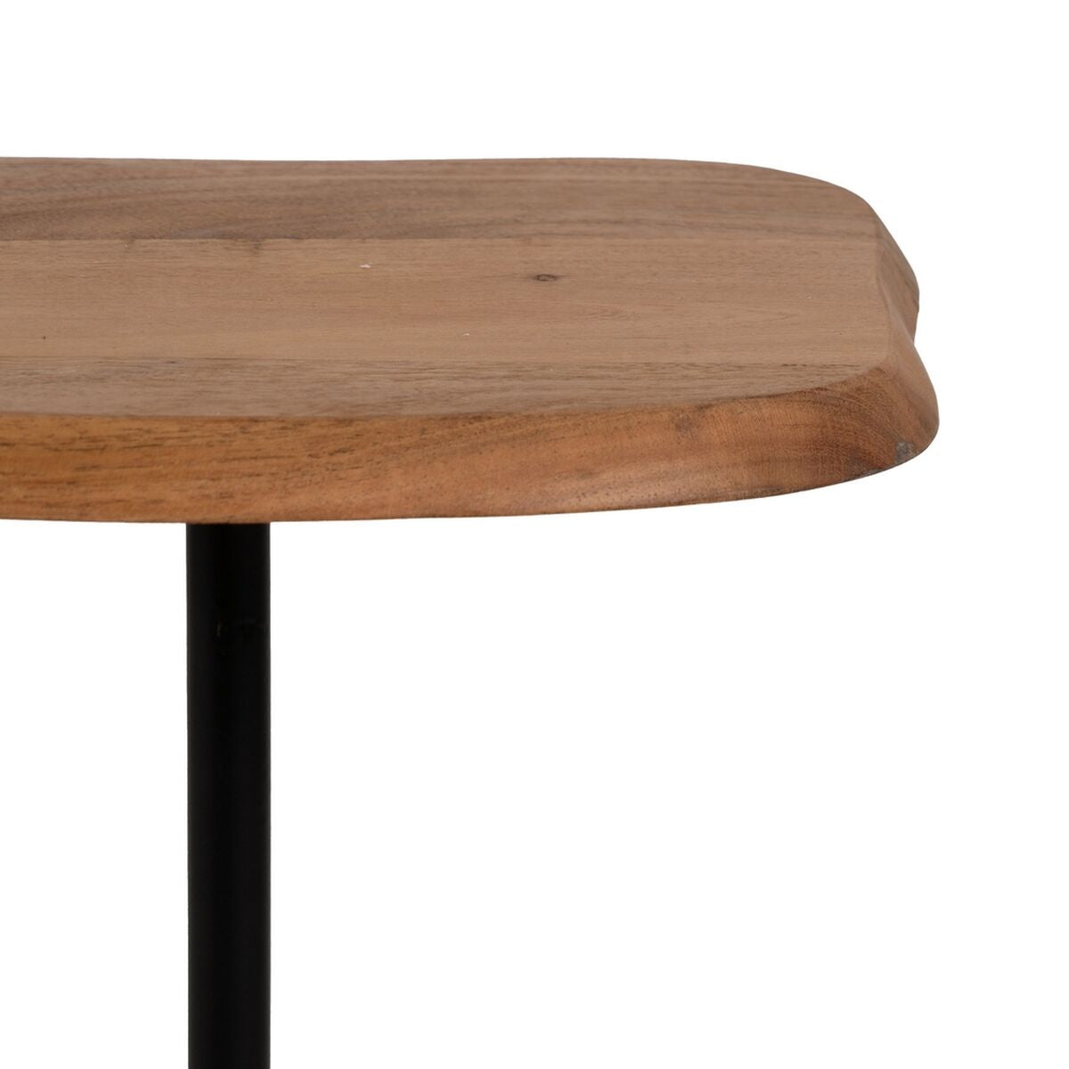 Side table Black Natural 35 x 35 x 55 cm-5