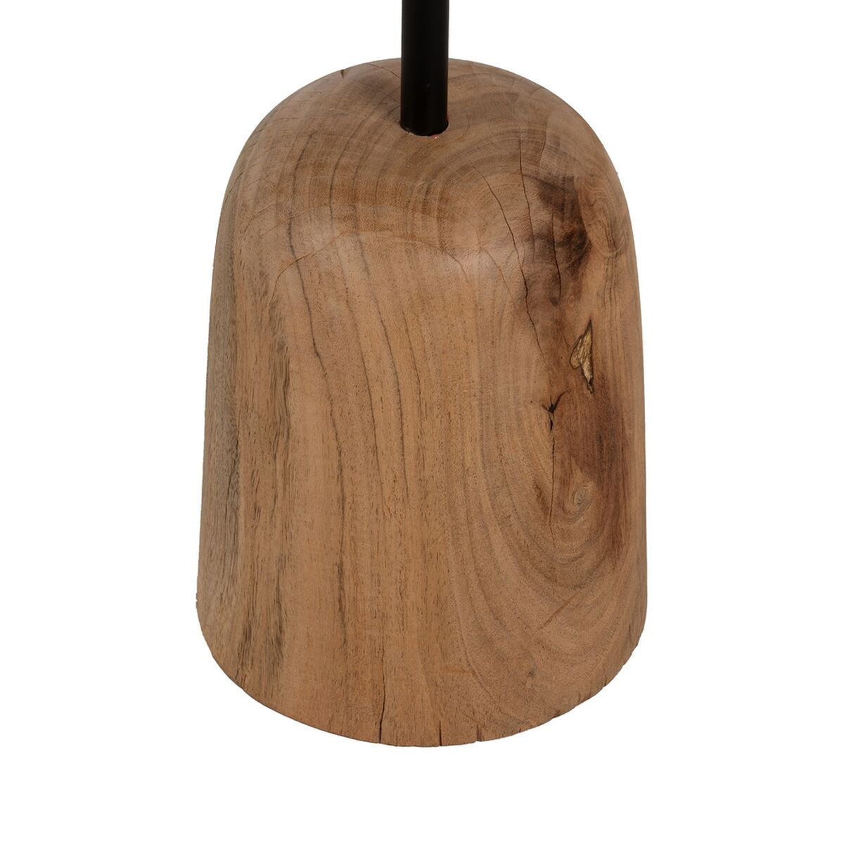 Side table Black Natural 35 x 35 x 55 cm-2