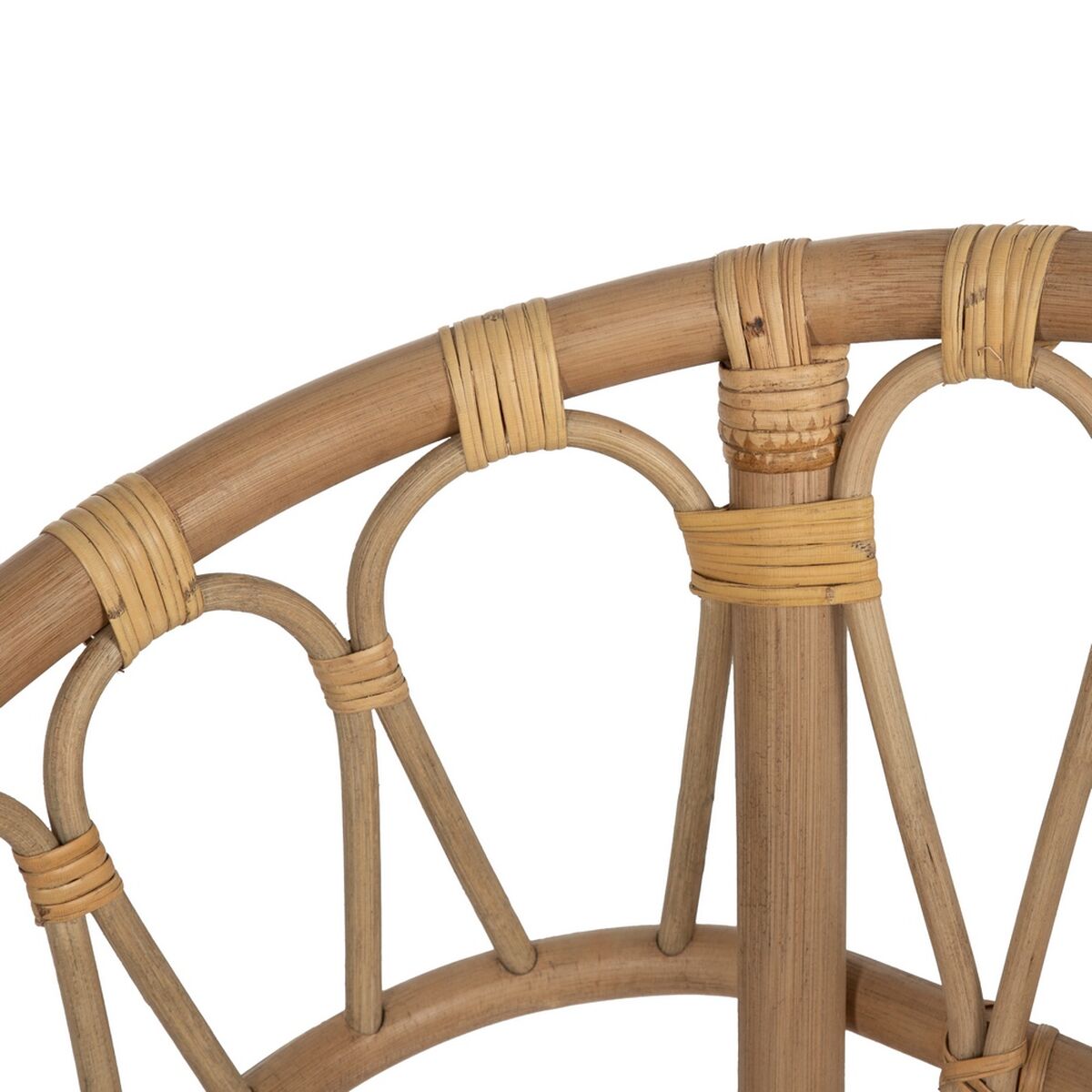Dining Chair White Honey Rattan 58 x 59 x 78 cm-4