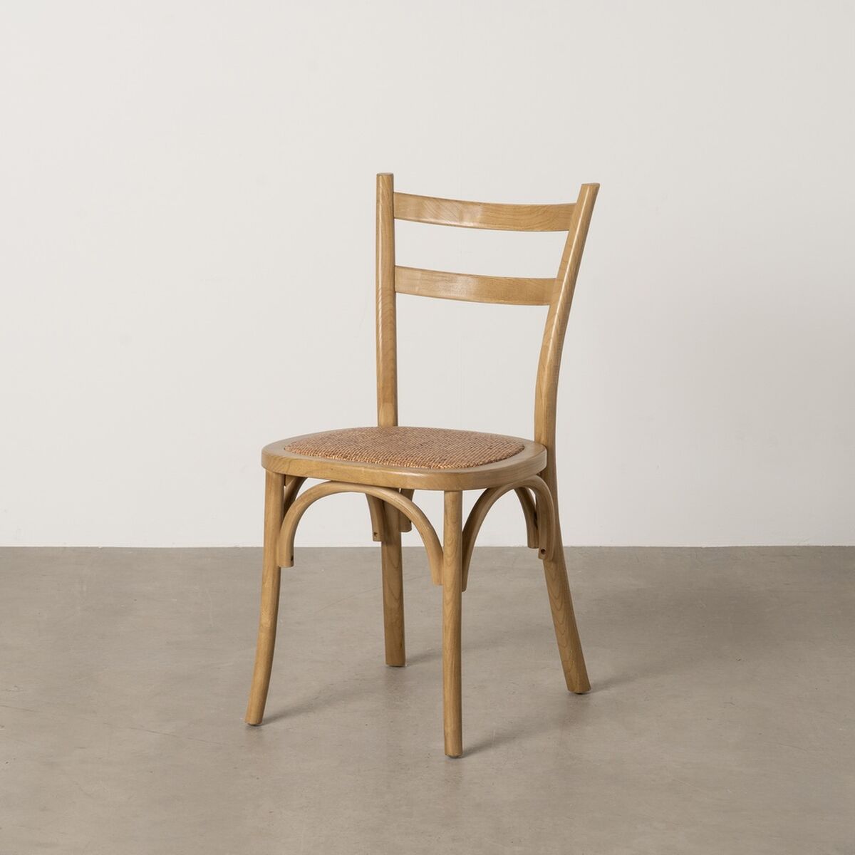 Dining Chair Natural Rattan Elm wood 45 x 54 x 88,5 cm-1