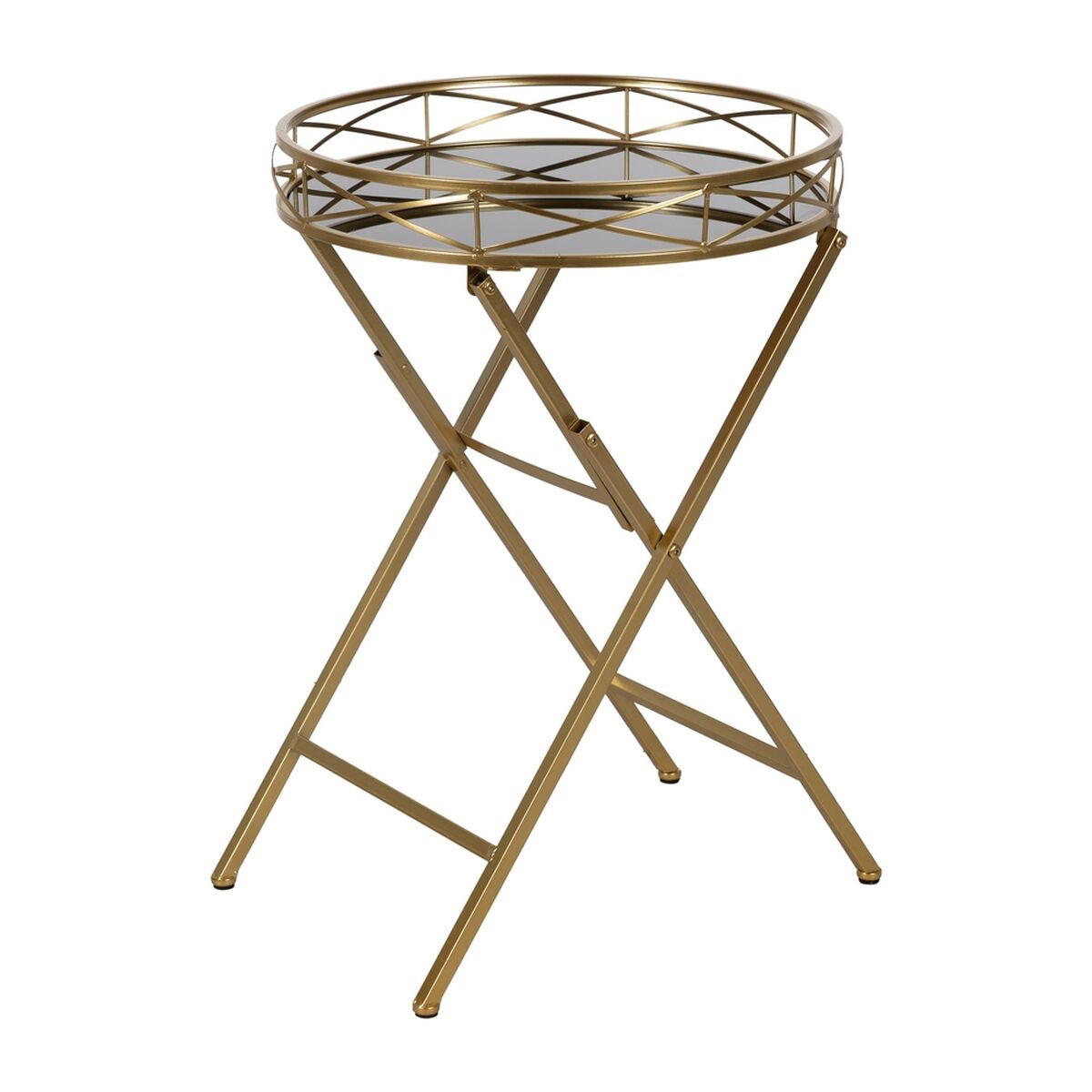 Side table Black Golden 51 x 49 x 71,3 cm-0