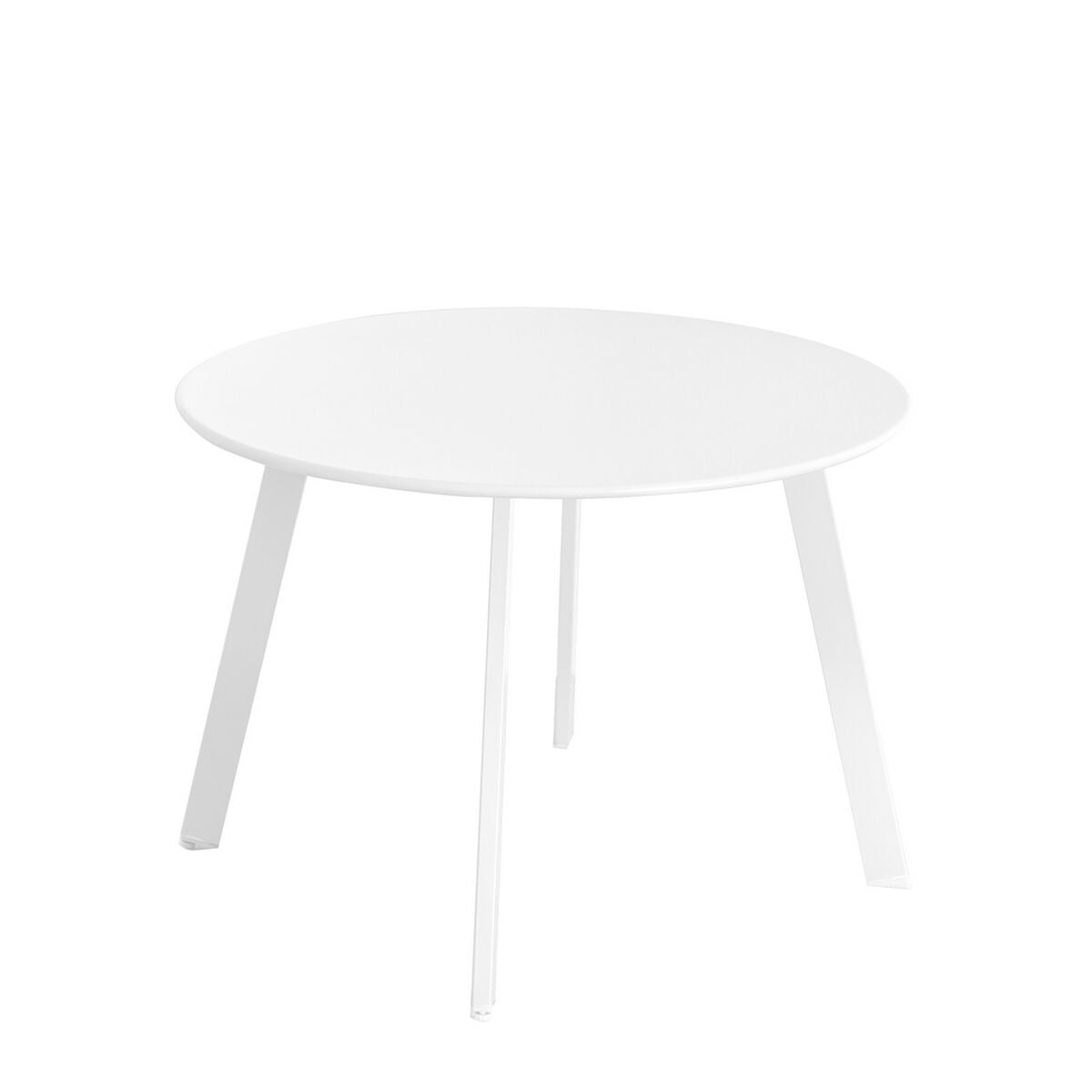 Side table Marzia 60 x 60 x 42 cm Steel White-0