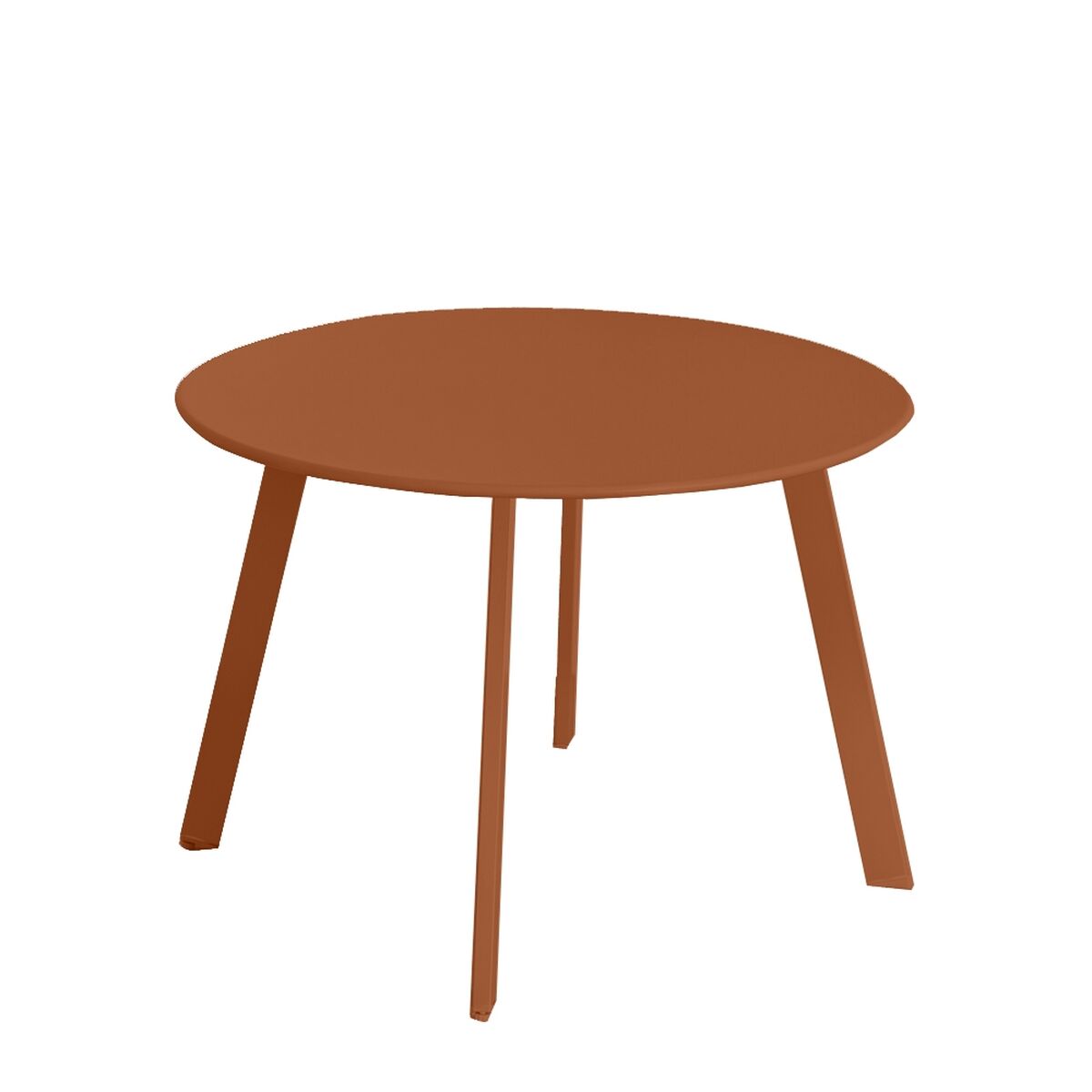 Table Marzia Terracotta Steel 60 x 60 x 42 cm-0