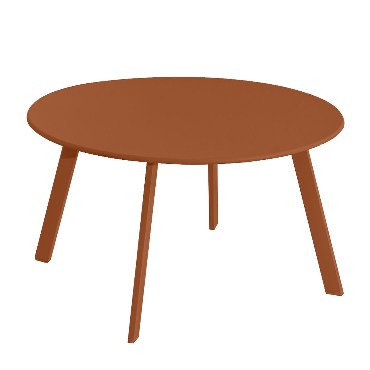 Table Marzia Terracotta Steel 70 x 70 x 40 cm-0