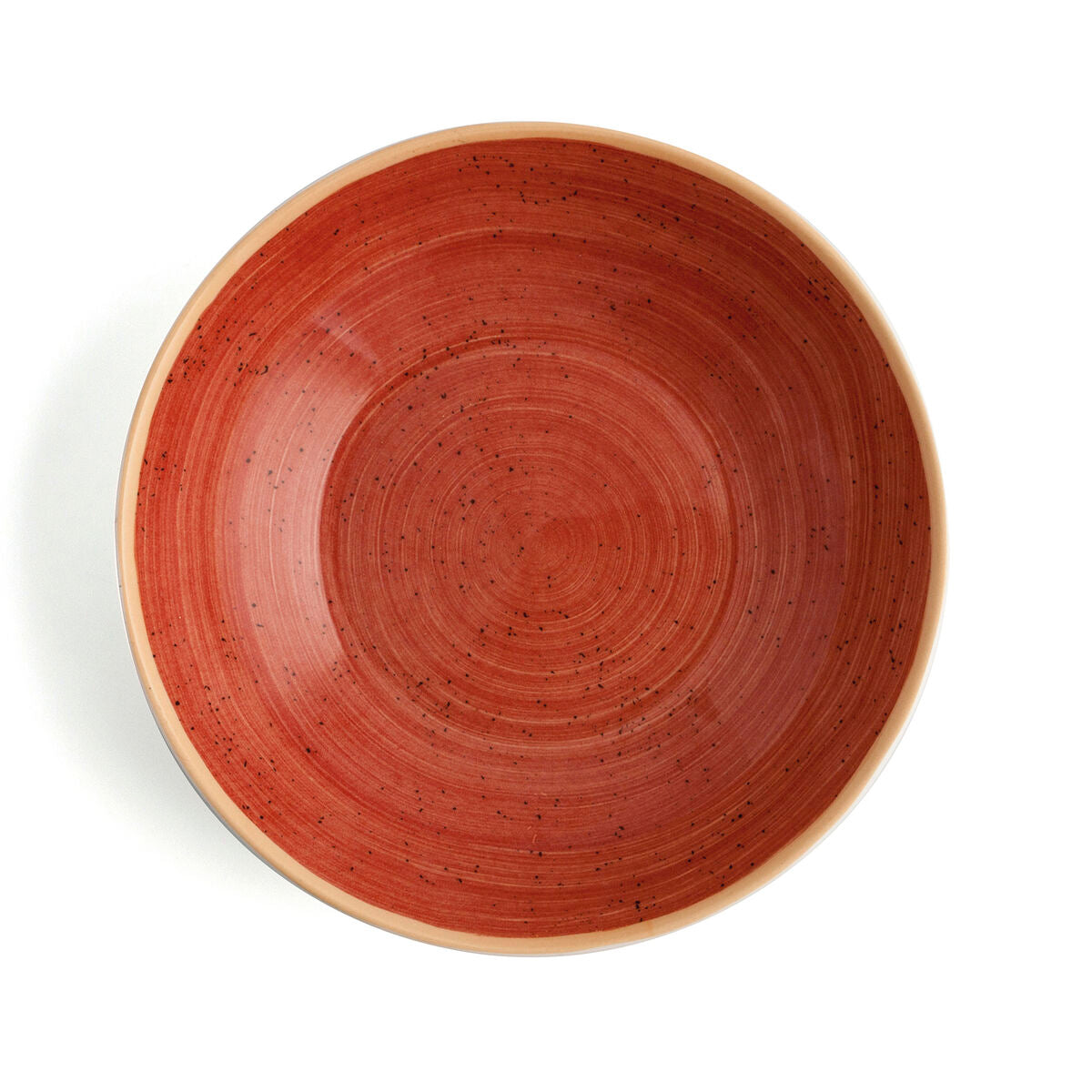 Deep Plate Ariane Terra Ceramic Red (Ø 21 cm) (6 Units)-2