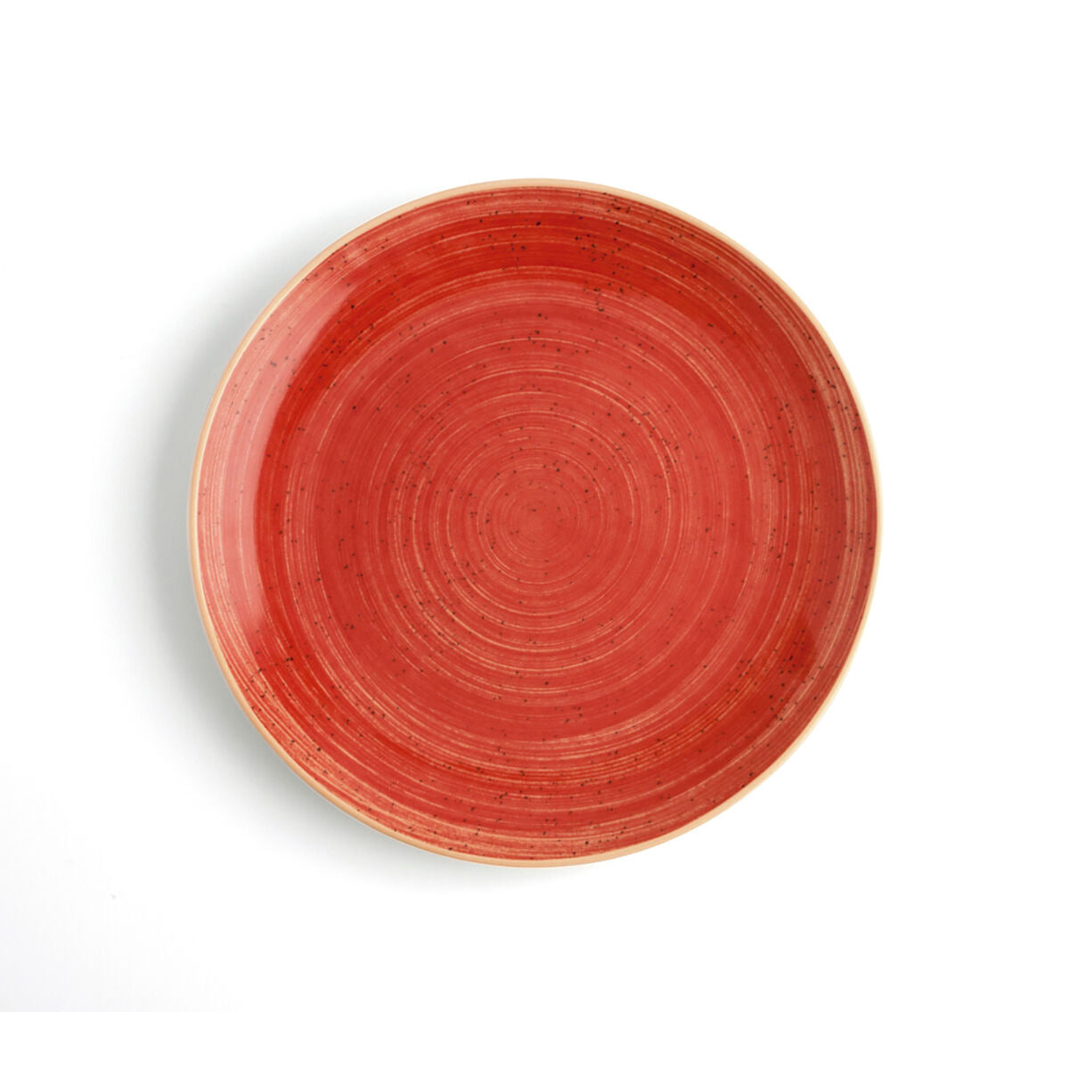 Flat plate Ariane Terra Ceramic Red (Ø 27 cm) (6 Units)-2