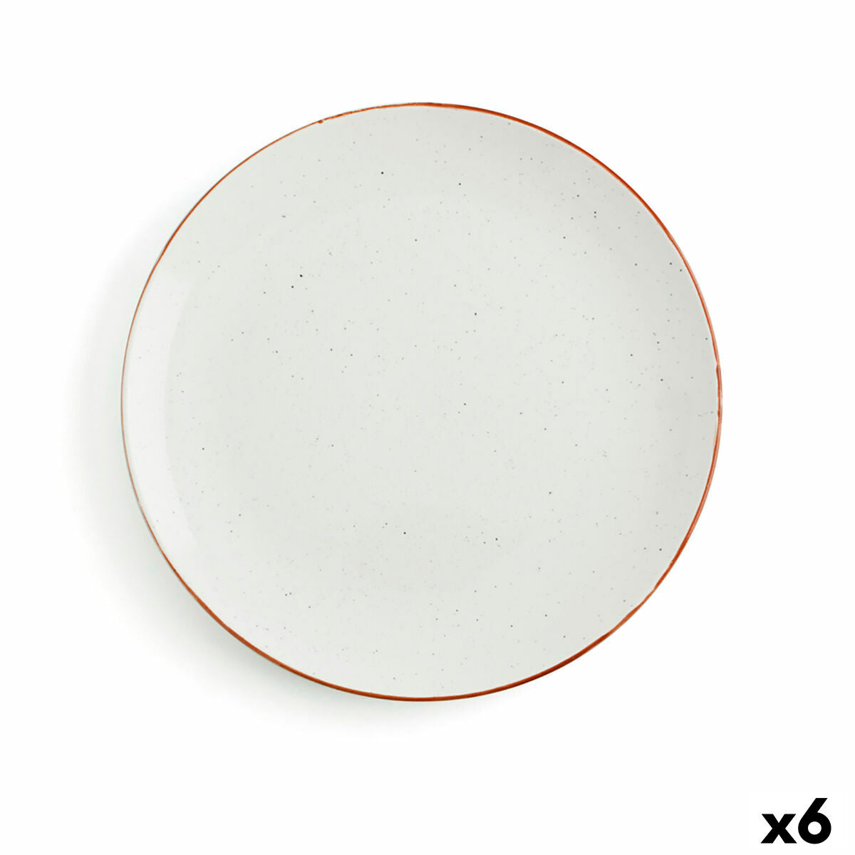 Flat plate Ariane Terra Ceramic Beige (Ø 29 cm) (6 Units)-0