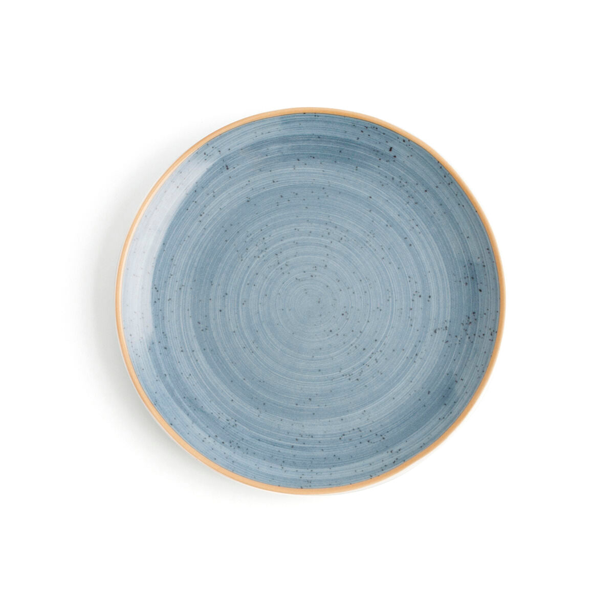 Flat Plate Ariane Terra Blue Ceramic Ø 21 cm (12 Units)-2