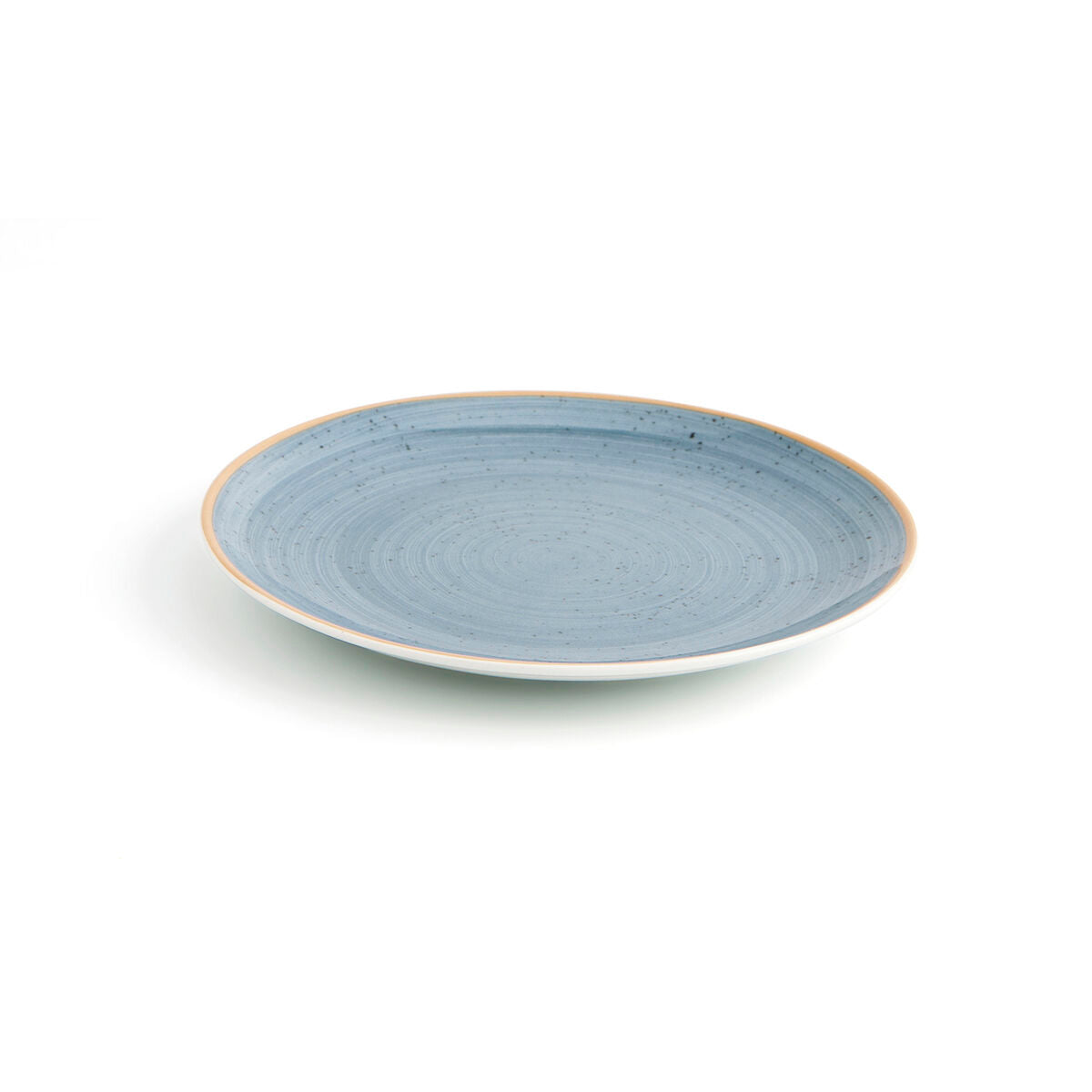 Flat Plate Ariane Terra Blue Ceramic Ø 21 cm (12 Units)-1