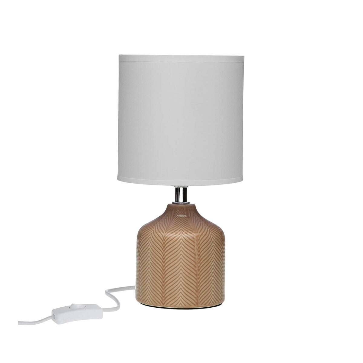 Desk lamp Versa Miracle Beige Ceramic 14 x 28 x 10 cm-1