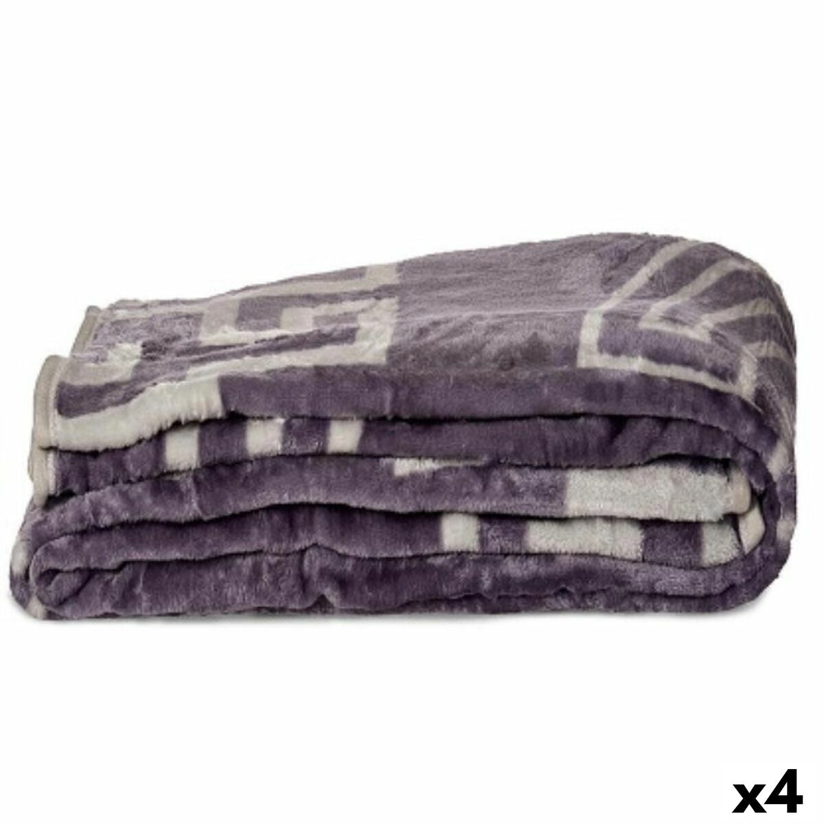 Blanket Grey 220 x 240 x 0,5 cm (4 Units)-0