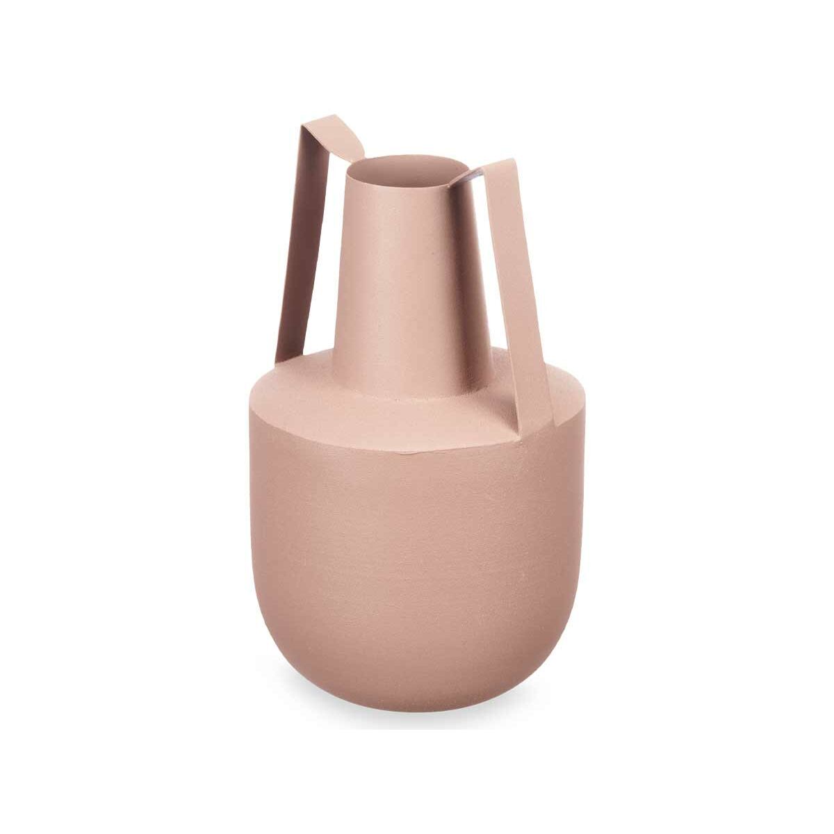 Vase With handles Sand Steel 14 cm (6 Units)-1