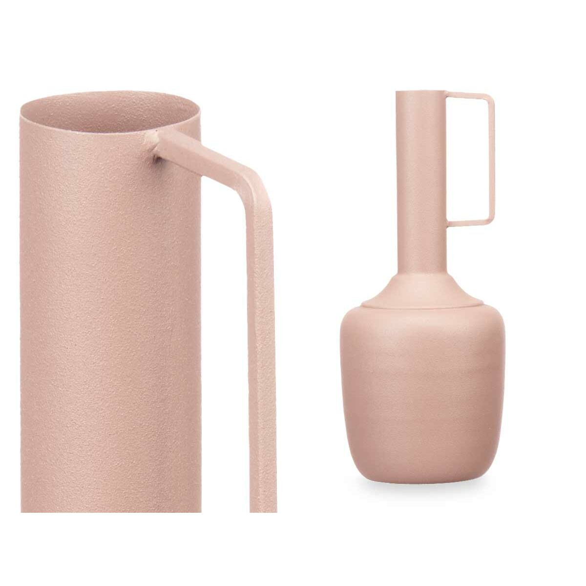Vase With handle Sand Steel 12 x 30 x 12 cm (6 Units)-2