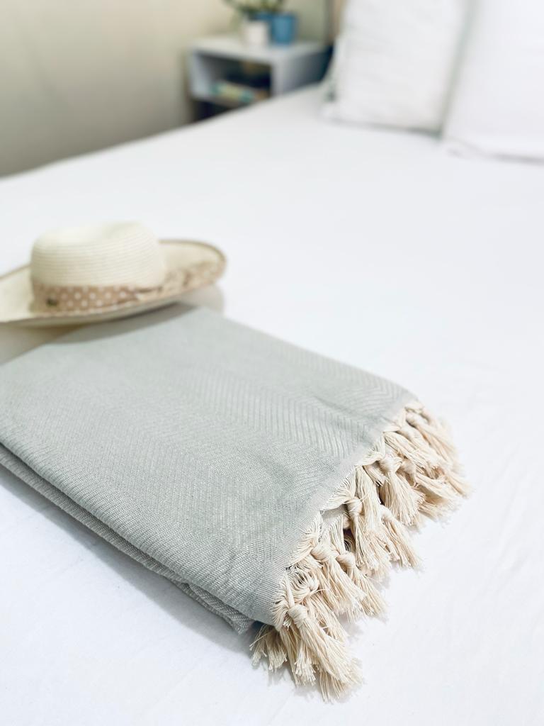 Handwoven blanket "Ayvalik"-4