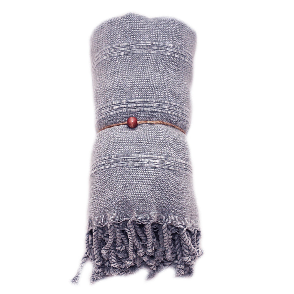 Stone Washed Extra Striped Towel-8