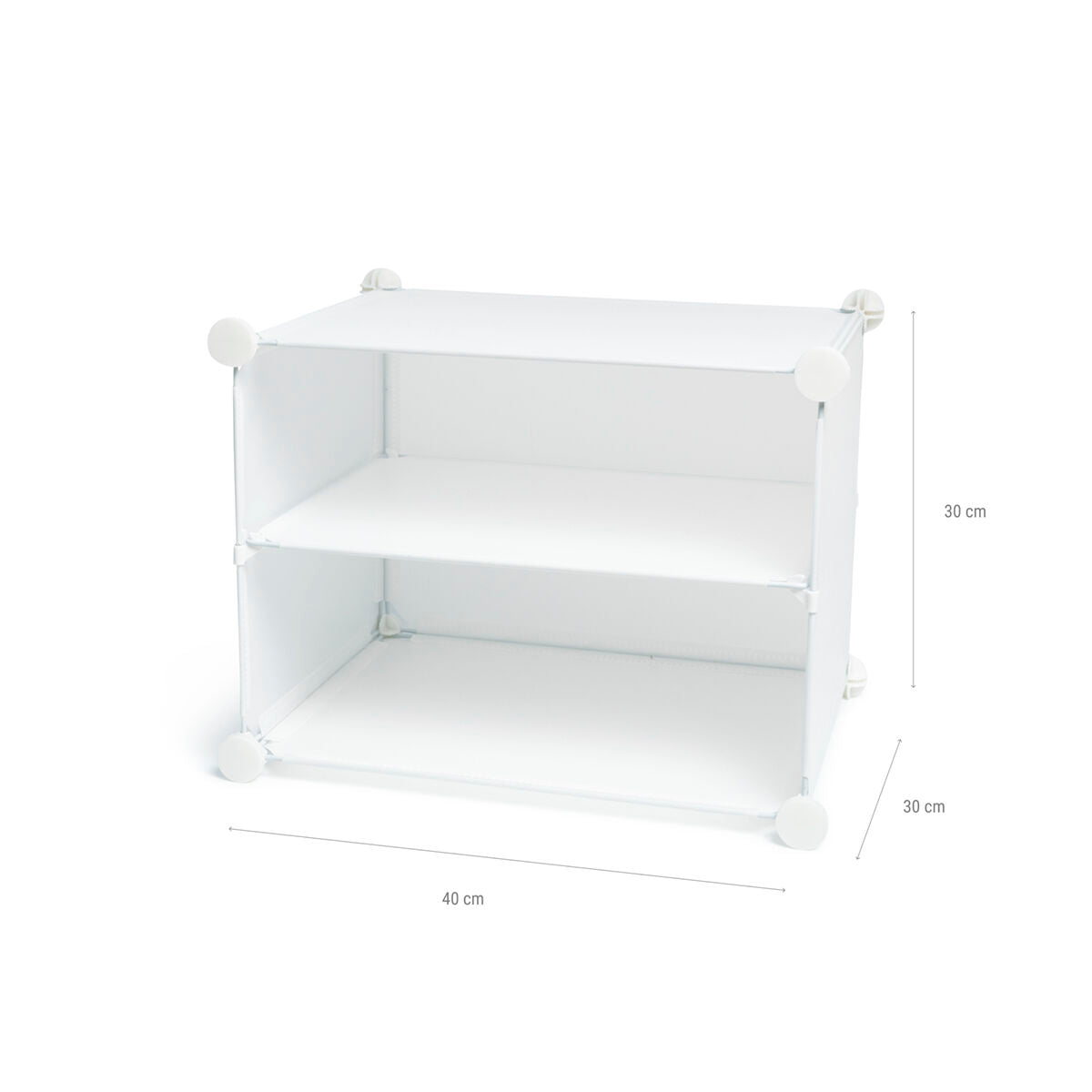 Portable Modular Shoe Cabinet InnovaGoods White-5