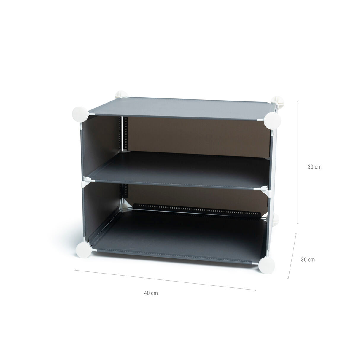 Portable Modular Shoe Cabinet InnovaGoods Grey-5