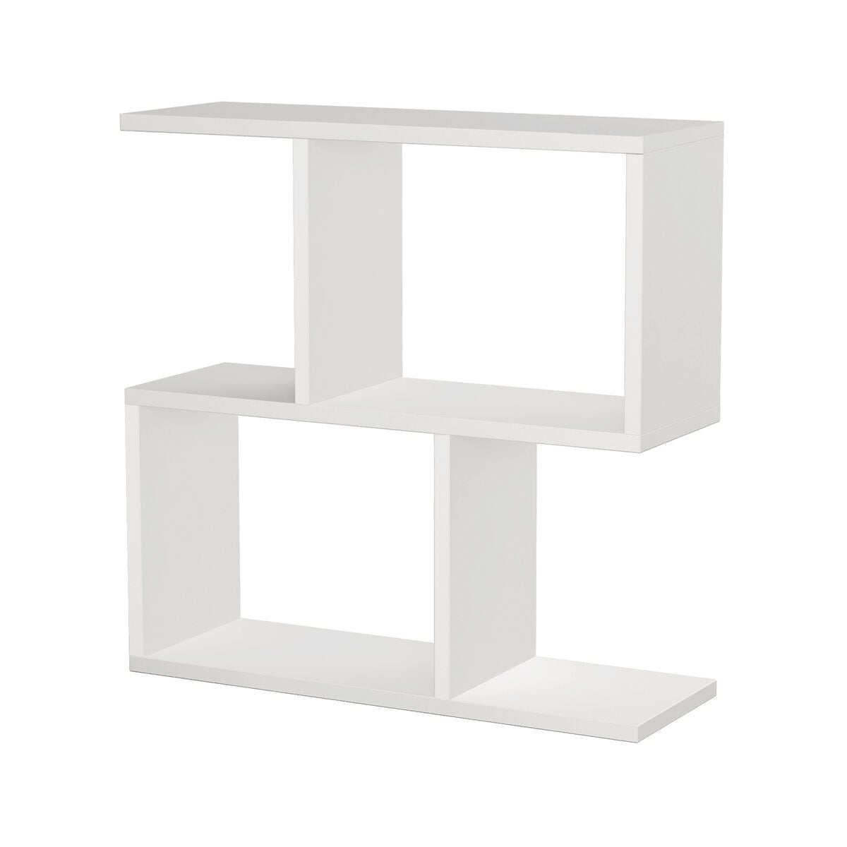 Shelves Alexandra House Living White Wood MDP 60 x 60 x 19 cm-0
