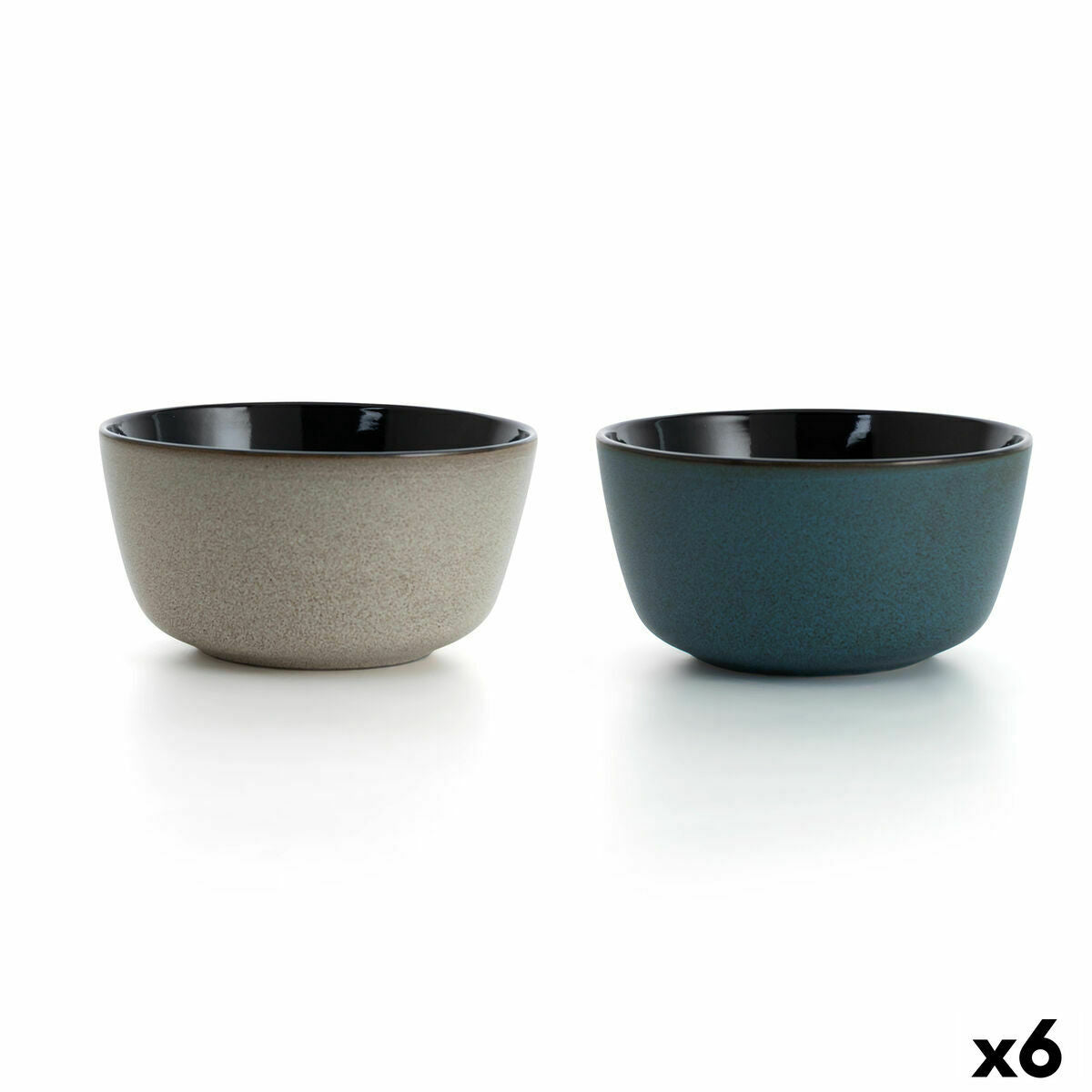 Bowl Bidasoa Blue Moon Ceramic 780 ml (6 Units) (Pack 6x)-2