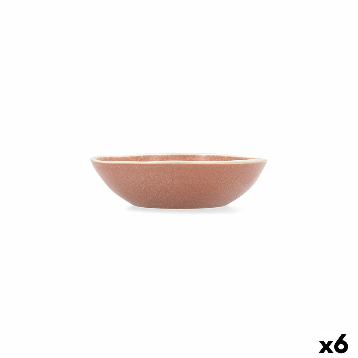 Bowl Bidasoa Gio 15 x 4 cm Ceramic Brown (6 Units)-0