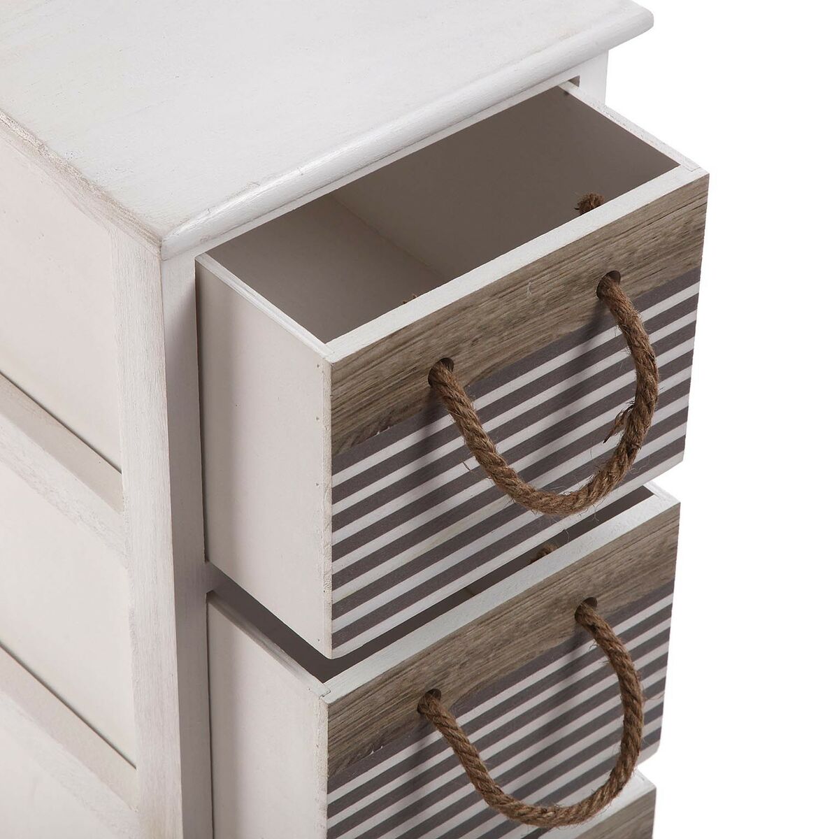 Chest of drawers Versa Tabo Textile Paolownia wood 32 x 81 x 26 cm-1