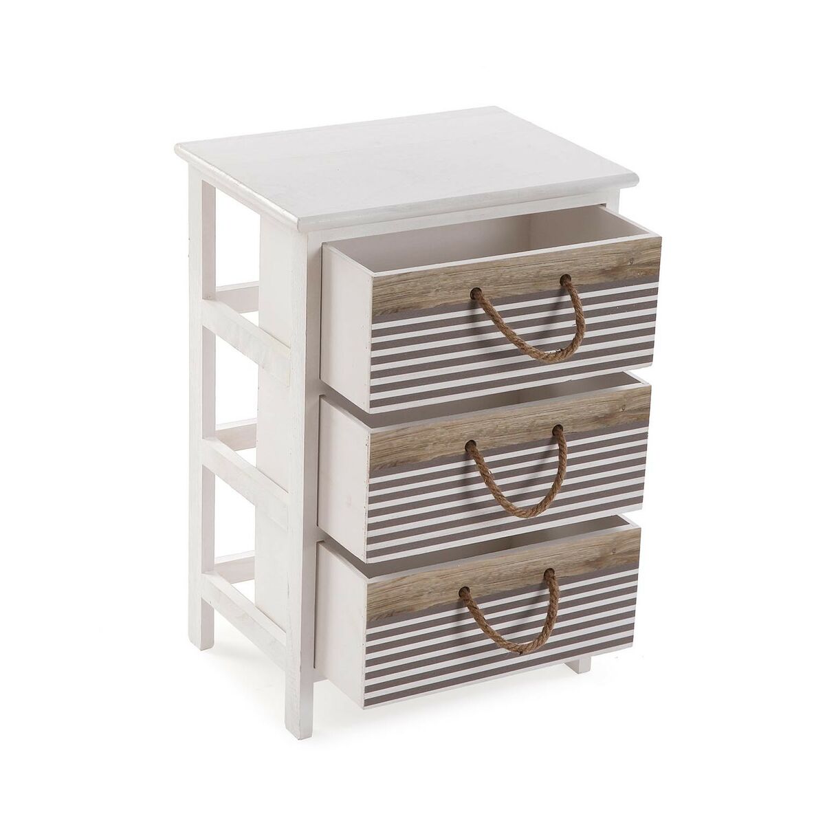 Chest of drawers Versa Tabo Textile Paolownia wood 29 x 58 x 40 cm-2