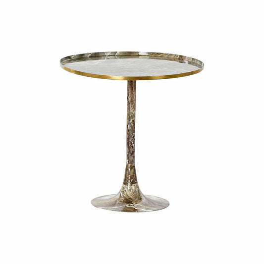 Console DKD Home Decor Brown Golden Aluminium 51 x 51 x 51 cm-0