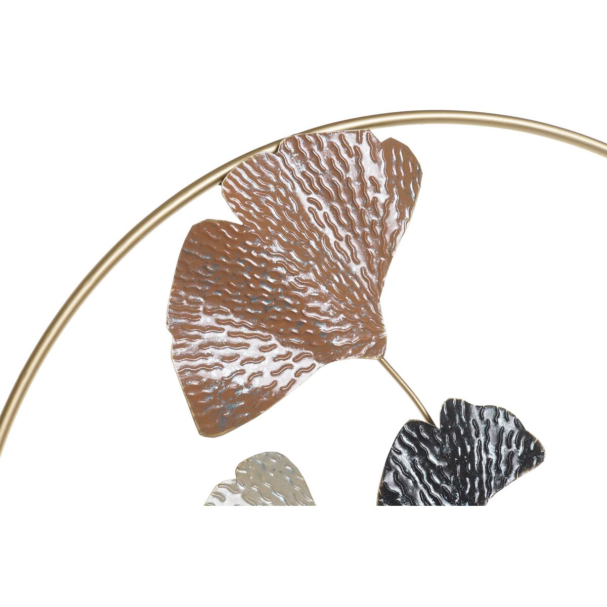 Wall Decoration DKD Home Decor Golden Metal Terracotta Leaf of a plant (103,5 x 7 x 67 cm)-1